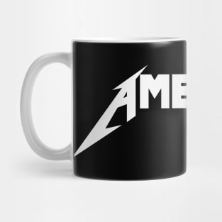 America: Heavy Metal-Inspired Patriotic Design Mug